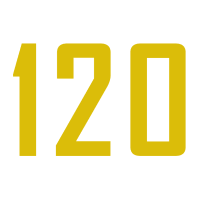 لوگو زرد عدد 120