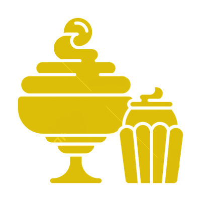 nicsalt-desserts لوگو زرد طعم دسری