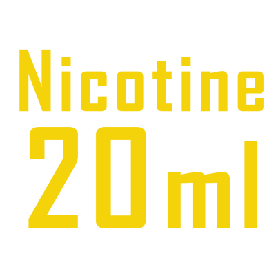 nicsalt-10nicotine لوگو زرد نیکوتین 20 میل