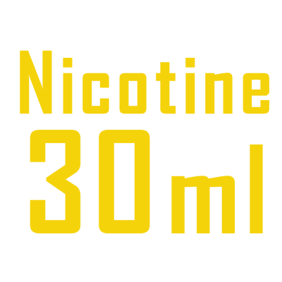 nicsalt-30nicotine لوگو زرد نیکوتین 30 میل