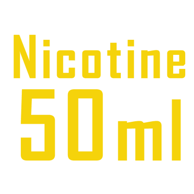 nicsalt-50nicotine لوگو زرد نیکوتین 50 میل