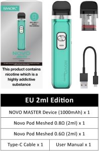 مشخصات پاد سیستم اسموک نوو مستر Smok Novo Master