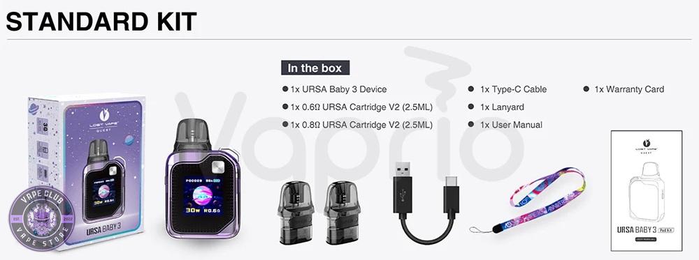 پاد سیستم لاست ویپ اورسا بیبی 3 Ursa baby 3 Lost vape
