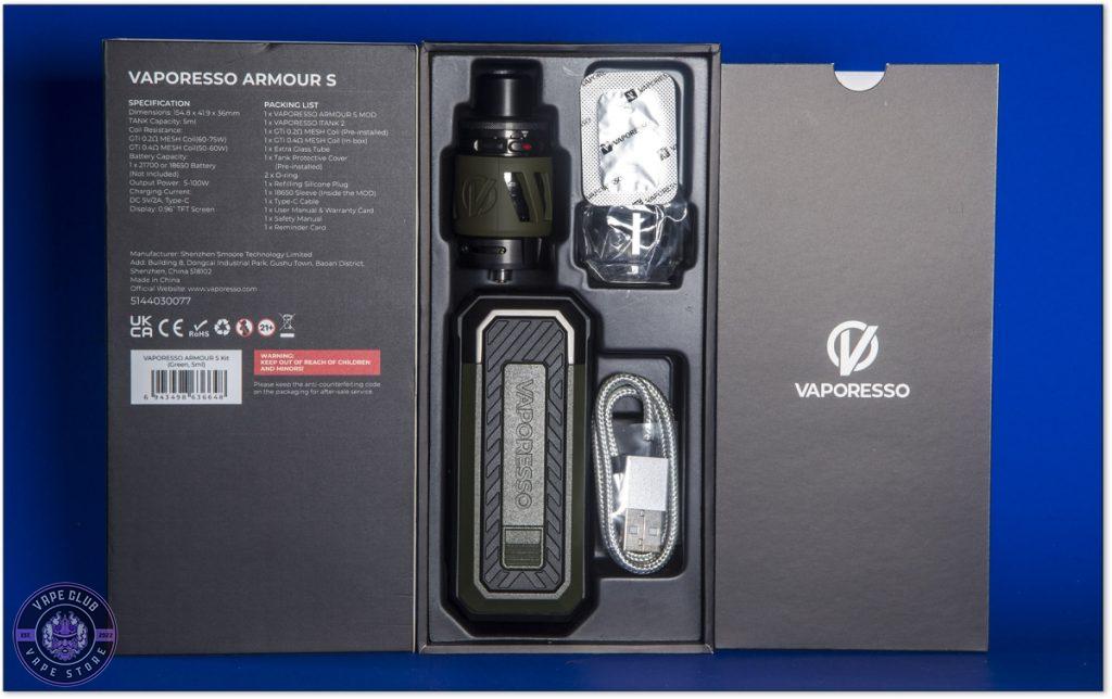 ویپ آرمور اس 100 ویپرسو Vaporesso Armour S 100