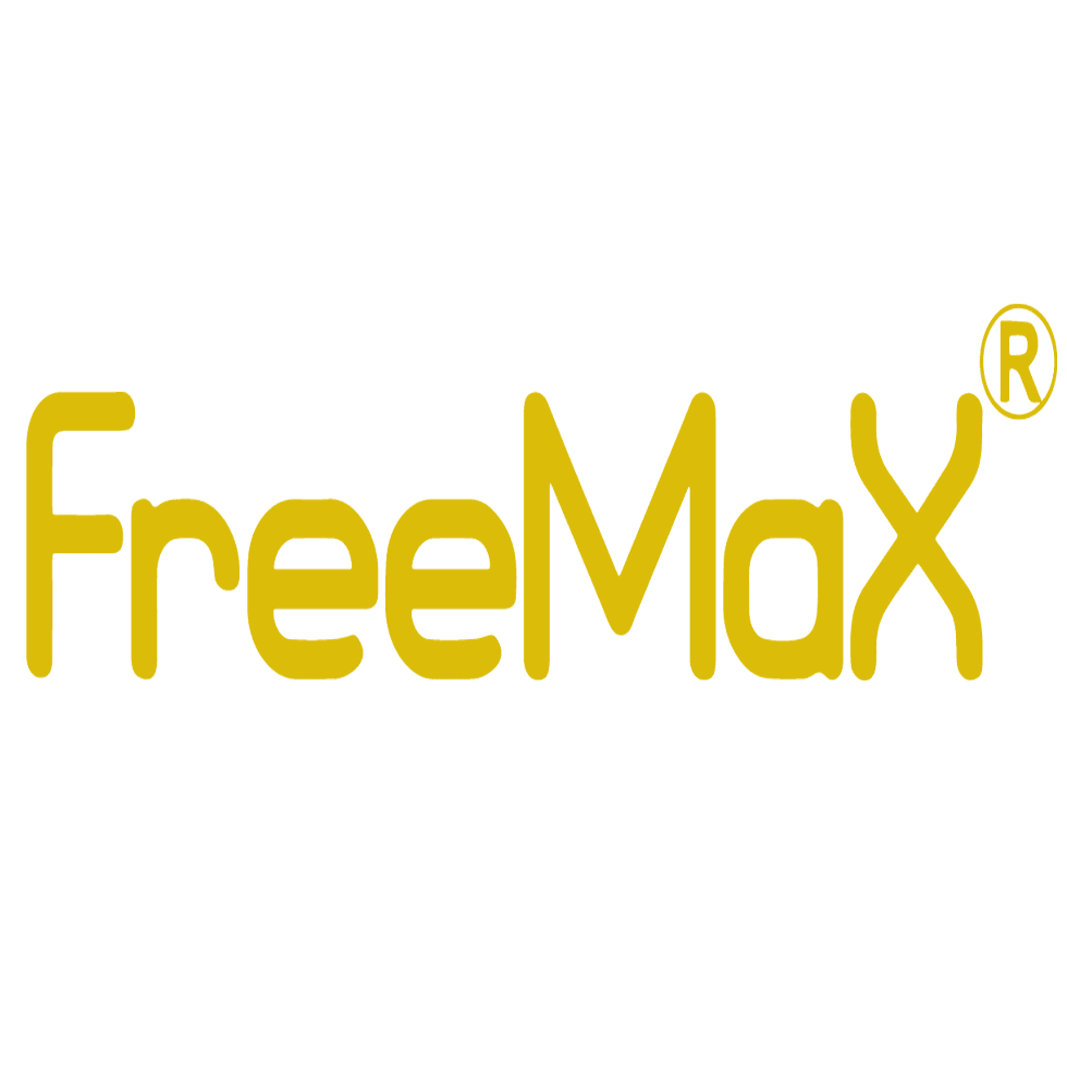 لوگو زرد برند فری مکس Freemax
