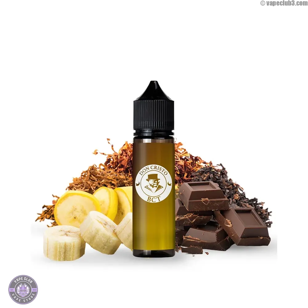 Don-Cristo-BCT-Ejuice جویس دون کریستو BCT موز شکلات تنباکو Don Cristo BCT EJuice