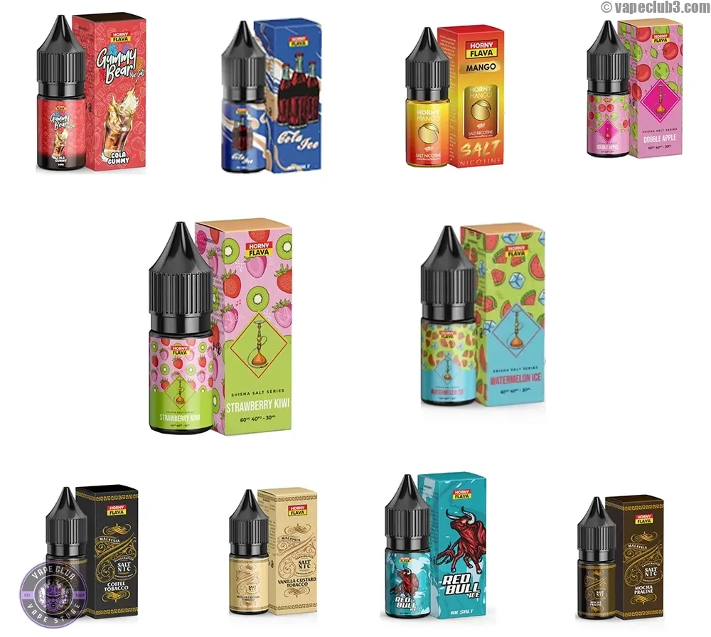 Horny-Flava-10ML-Salt-Nicotine سالت هورنی فلاوا 10 میل Horny Flava 10ML