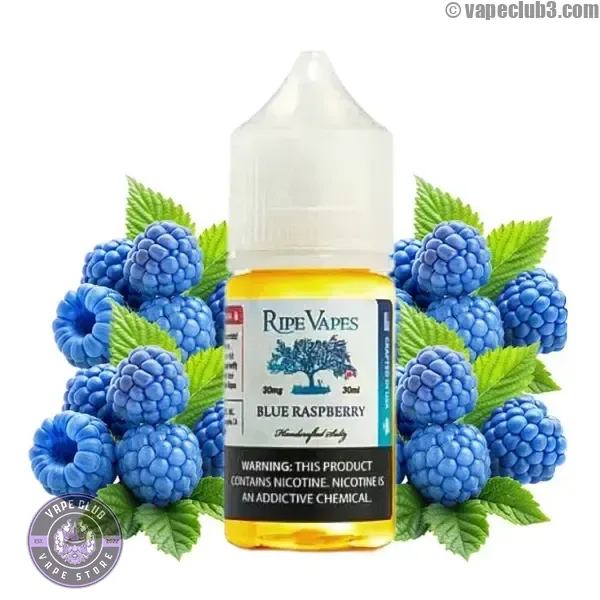 سالت تمشک آبی رایپ ویپ Blue Raspberry Ripe Vape Salt Nicotine