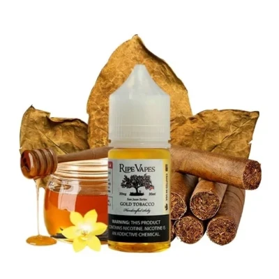 سالت نیکوتین رایپ ویپز تنباکو گلد Ripe Vapes Gold Tobacco Salt Nicotine