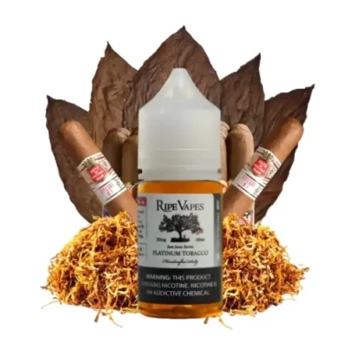 سالت نیکوتین رایپ ویپز تنباکو پلاتینیوم Ripe Vapes Platinum Tobacco Salt Nicotine