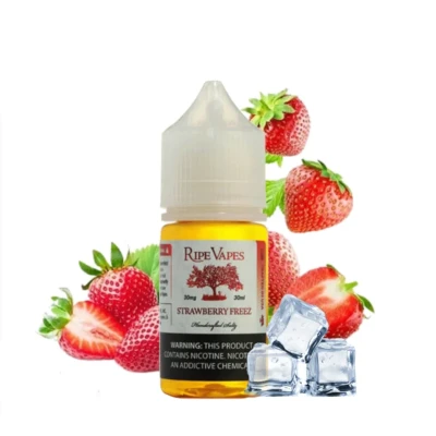 سالت توت فرنگی یخ رایپ ویپز Ripe Vape Strawberry Freeze Salt Nicotine