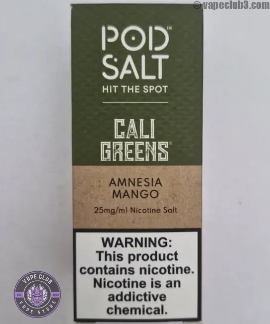 سالت انبه گیاهی پادسالت سالت نیکوتین Podsalt |Amnesia Mango Nicotine Salt ویپ کلاب