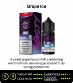 سالت انگور یخ نستی سری اوجی Nasty Asap Grape ICE OG Series Salt Nicotine