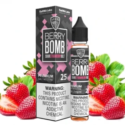 سالت بری بمب توت فرنگی ویگاد سری بمب VGod Berry Bomb Salt Nicotine