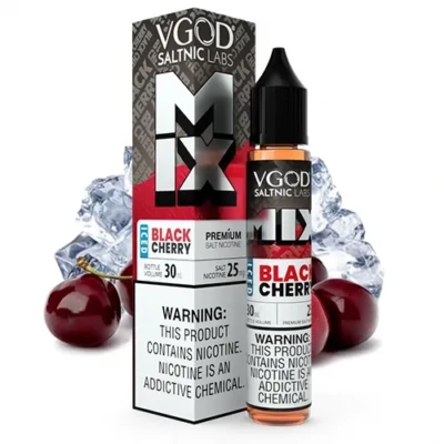 سالت گیلاس یخ ویگاد سری میکس VGod ICE Black Cherry Salt Nicotine