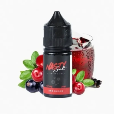 سالت انگور فرنگی نستی Bad Blood سری اوجی Nasty Blackcurrant Bad Blood OG Series Salt Nicotine
