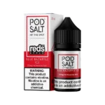 سالت بلوبری تمشک سیب یخ پادسالت سالت نیکوتین Podsalt Blue Razz Apple ICE Nicotine Salt ویپ کلاب