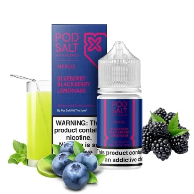 سالت بلوبری توت سیاه لیموناد پاد سالت سالت نیکوتین Podsalt Blueberry Blackberry Lemonade Nicotine Salt ویپ کلاب