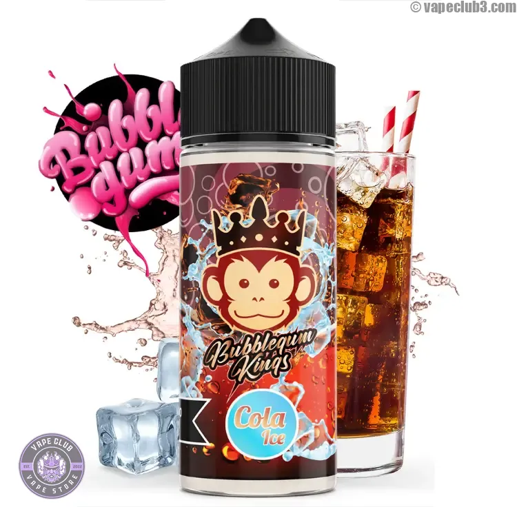 BubbleGum-KingCola-ICE-DrVape-EJuice-120ML جویس آدامس کولا یخ دکتر ویپ Dr Vape Cola ICE Bubble Gum King ویپ کلاب ایجویس