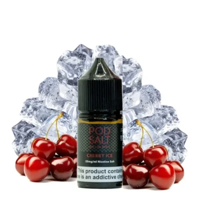 سالت گیلاس یخ پادسالت سالت نیکوتین Podsalt Cherry ICE Nicotine Salt ویپ کلاب