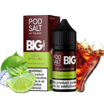 سالت نوشابه لیمو پادسالت PodSalt ICE Cola with Lime Salt - ویپ کلاب