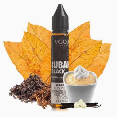 سالت کوبانو مشکی ویگاد VGod Cubano Black Salt Nicotine