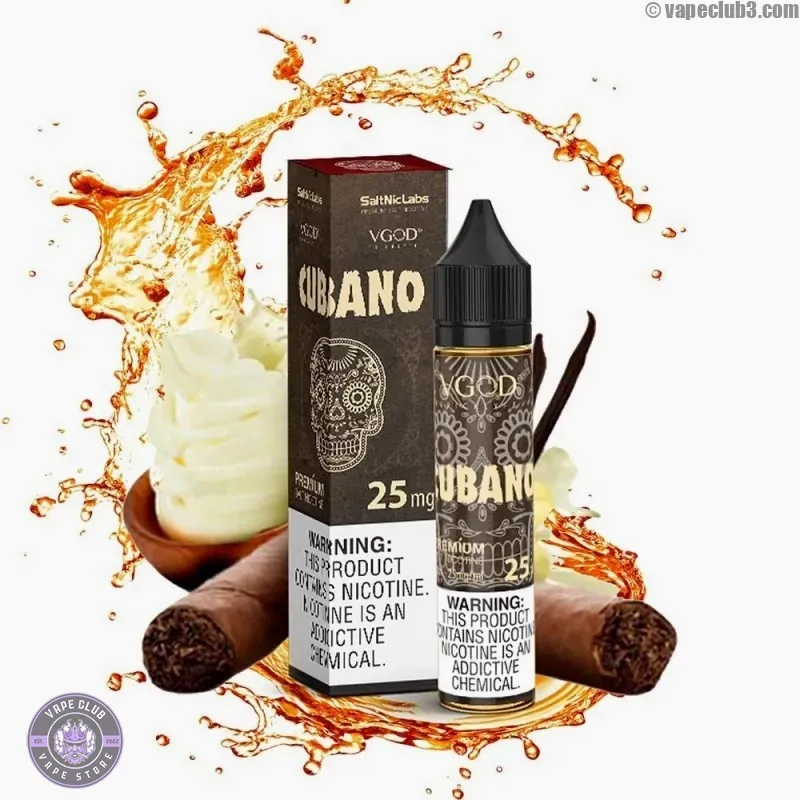 سالت کوبانو قهوه ای ویگاد VGod Cubano Brown Salt Nicotine