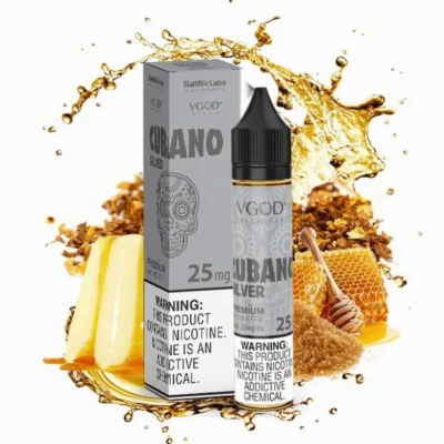 سالت کوبانو سیلور ویگاد VGod Cubano Silver Salt Nicotine