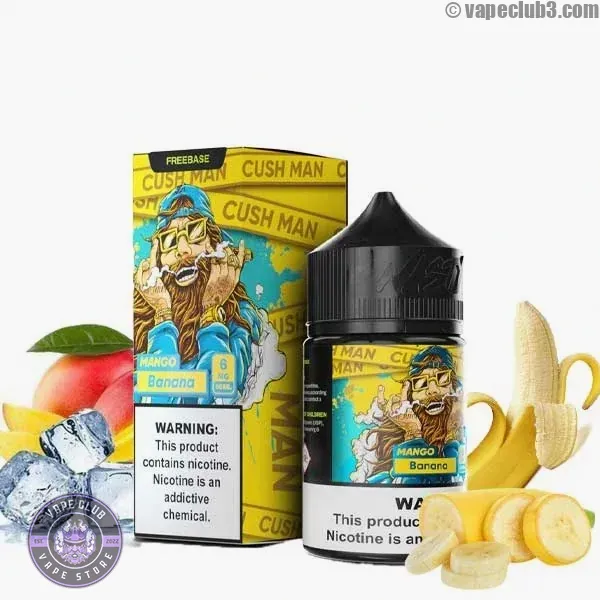 Cushman-Banana-Nasty-Ejuice-30ML-4 جویس انبه موز نستی سری کاشمن 30 میل Nasty 30ML Cushman Mango Banana EJuice