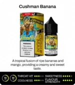 سالت انبه موز نستی سری کاشمن Nasty Cushman Banana(Mango Banana) Cushman Series Salt Nicotine