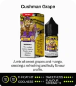 سالت انبه انگور نستی سری کاشمن Nasty Cushman Grape(Mango Grape) Cushman Series Salt Nicotine