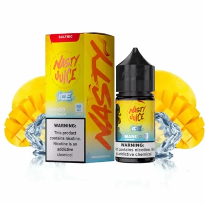 سالت انبه یخ نستی سری کاشمن Nasty Cushman ICE(Mango ICE) Cushman Series Salt Nicotine