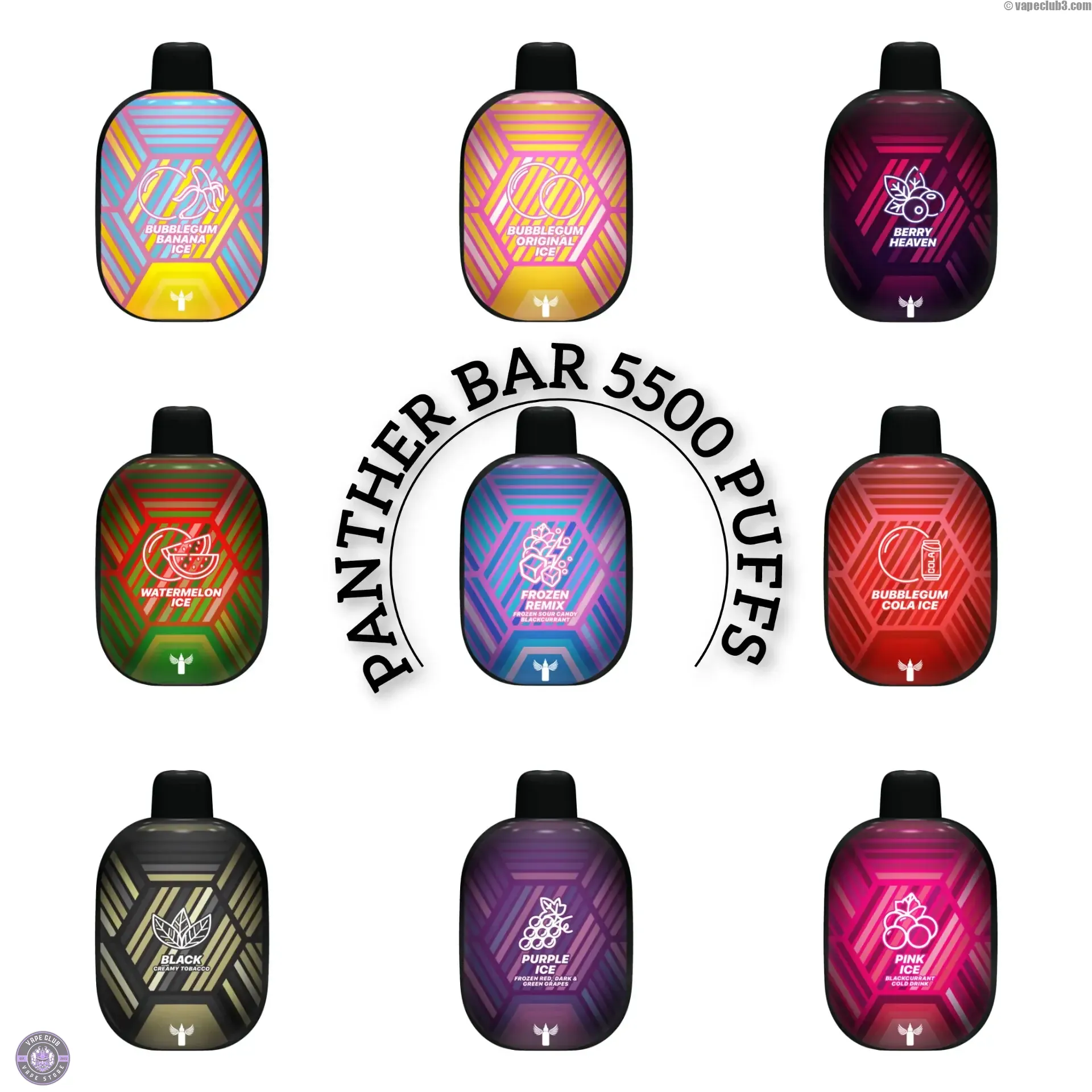 DrVape-PantherBar-5500Puff-Disposable-Main2 پاد یکبار مصرف دکتر ویپ 5500 پاف پنتر بار Dr Vape Panther Bar 5500 Puff Disposable