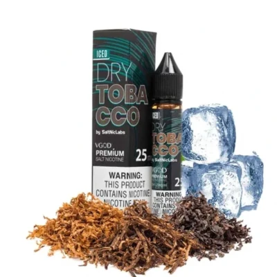 سالت تنباکو خشک یخ ویگاد VGod ICE Dry Tobacco Salt Nicotine
