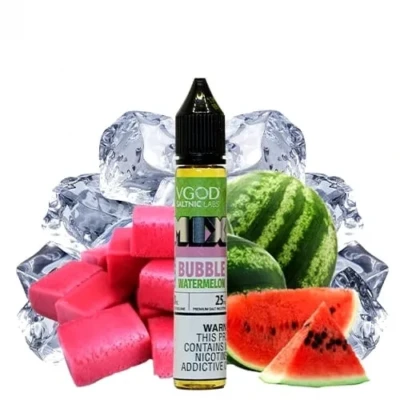 سالت آدامس هندوانه یخ ویگاد سری میکس VGod ICE Bubble Watermelon Salt Nicotine