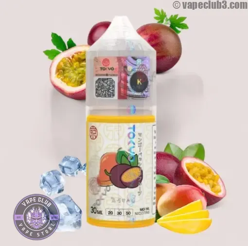 سالت توکیو انبه پشن فروت یخ Tokyo Mango Passion Fruit ICE - ویپ کلاب سالت نیکوتین