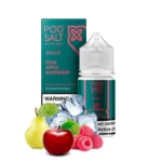 سالت یخ گلابی سیب تمشک پاد سالت سالت نیکوتین Podsalt ICE Pear Apple Raspberry Nicotine Salt ویپ کلاب