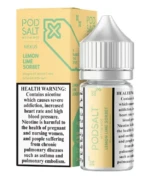 سالت شربت آب لیمو پادسالت سالت نیکوتین Podsalt Lemon Lime Sorbet e Nicotine Salt ویپ کلاب