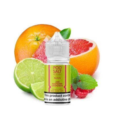 سالت لیمو تمشک گریپ فروت پادسالت سالت نیکوتین Podsalt Lime Raspberry Grapefruit Nicotine Salt ویپ کلاب