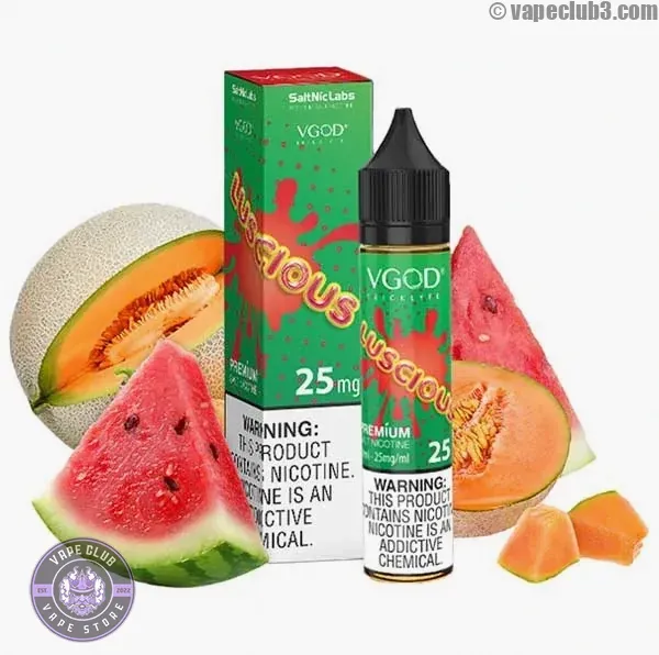 سالت ویگاد هندوانه پاستیل ملون VGod Luscious Salt Nicotine