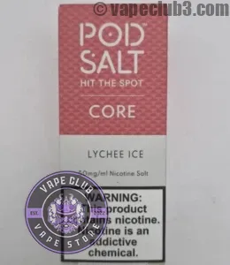 سالت لیچی یخ پادسالت سالت نیکوتین Podsalt Lychee ICE Nicotine Salt ویپ کلاب