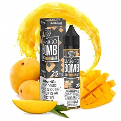 سالت بمب انبه ویگاد سری بمب VGod Mango Bomb Salt Nicotine