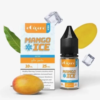 سالت ایسیگارا انبه یخ سالت نیکوتینECigara Mango ICE Salt Nicotine ویپ کلاب