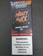 سالت انبه هلو یخ نستی سری سوپر کول Nasty Mango Peach ICE Super Cool Series Salt Nicotine