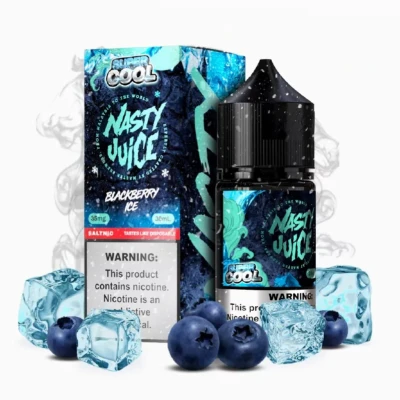 سالت بلوبری یخ نستی سری سوپر کول Nasty Blueberry ICE Super Cool Series Salt Nicotine