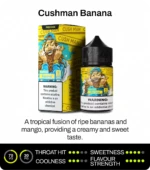 جویس انبه موز نستی سری کاشمن 30 میل Nasty 30ML Cushman Mango Banana EJuice