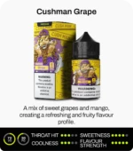 جویس انبه انگور نستی سری کاشمن 30 میل Nasty 30ML Cushman Mango Grape EJuice