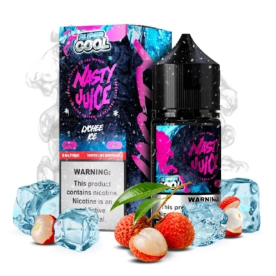 سالت لیچی یخ نستی سری سوپر کول Nasty Lychee ICE Super Cool Series Salt Nicotine