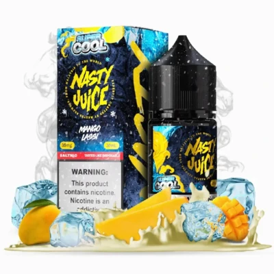 سالت انبه معجون نستی سری سوپر کول Nasty Mango Lassi ICE Super Cool Series Salt Nicotine