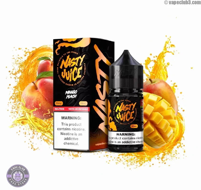 Nasty-mango-peach-0 سالت انبه هلو نستی سری Smooth Nasty Mango Peach Smooth Series Salt Nicotine